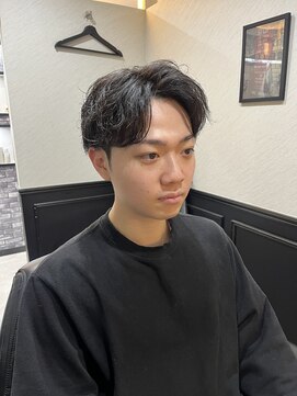 スパイラルパーマメンズカット/ショート/barber/理容室/美容室