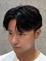 カウンター(COUNTER) メンズカット+曲がる縮毛矯正【初回¥13,000】