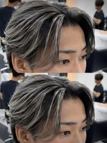 アリープパロット(ALEAP parrot) メンズバレイヤージュ/韓国風センターパート