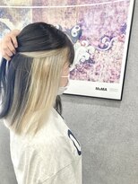 パーセント(percent)&nbsp;ホワイトブロンド/インナーカラー/ブリーチ2回/枚方市駅