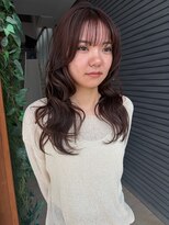 ロックス バイ マグ 松本(rocks BY MAG)&nbsp;ラベンダーブラウン透明感レイヤー艶髪ロング