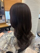 ヘアリゾート粋 トゥジュ 池袋東口店(tujuh)&nbsp;レイヤーカット/ダークブラウン/艶髪