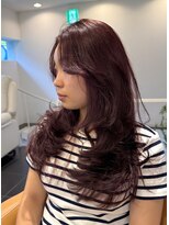 ピークスヘア(peaks hair)&nbsp;レイヤーカット バタフライレイヤー 海外風 ハッシュカット
