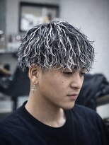 men’s salon THE OBSCURE ROVGUE【10月1日 NEW OPEN(予定)】&nbsp;ホワイトメッシュパーマ