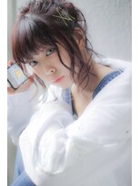 アマンドール(Aman D'or)&nbsp;ボブ×ゴールドピンアレンジ