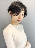 【morio池袋】大人可愛い前下がり透け感ショート♪