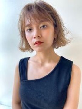 グリーン 渋谷(green) くすみベージュボブ