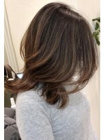 ネックス 表参道本店(nex)&nbsp;nex 表参道　大人ハイライト　白髪　アッシュ