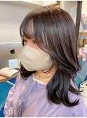 顔まわりカット/顔まわりレイヤー/韓国風ヘア