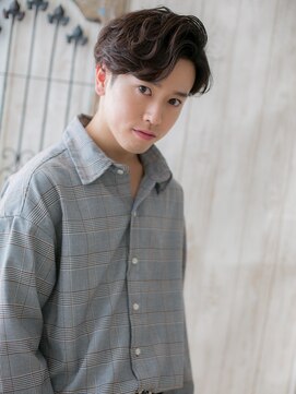 モッズヘアメン 名護大東店(mod's hair men) ≪mod's men≫コンマバングかき上げフェードカットstyle a