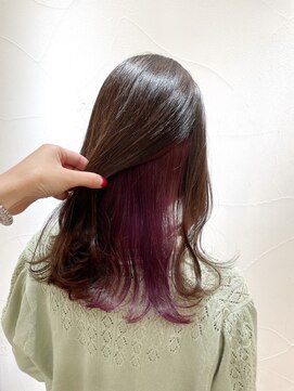 ネオリーブアオバ 高田馬場店(Neolive aoba) インナーカラーパープル