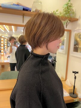 ロンド パルティール 大宮(Lond partir) 石田勇士郎グレュージュカラーボブウルフ黒髪ココアベージュ