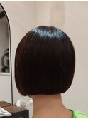 ぱつっとボブ