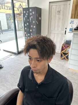 スウェル 船橋店(Swell) ハイライト/マッシュパーマ/ウルフ/波巻き/メンズ1