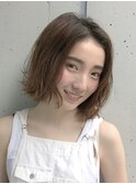 美髪切りっぱなしボブ/エアリーロング