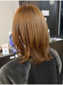 小顔ショコラアッシュヘルシースタイルふんわりカール