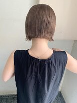 テトラ バイ ネオリーブ 横浜西口店(tetra by neolive)&nbsp;ベージュ　ブラウン　ダブルカラー　ボブ　ブリーチ