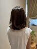【ミディアムの方専用】エステカラー＋カット＋グロスtr＋潤髪ホームケアtr付
