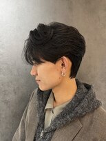 ニコ トウキョウ ヨコハマ(nico)&nbsp;センターパートニュアンスパーマメンズカットカルマパーマ