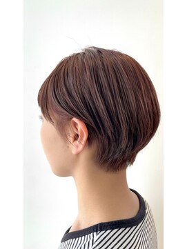 ヒール 銀座(heel) 大人可愛いひし形ハンサムショートボブ前下がり