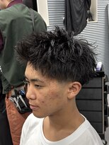 ガオプロデュースバイレボ(gao produced by revo)&nbsp;スパイキーショート/無造作アップバング/短髪/刈り上げ/ツーブロ