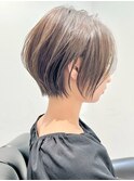 似合わせショート/フェザーショート/細めハイライト