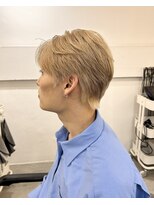 フォト 新宿(foto)&nbsp;フェザーショート/韓国/ミルクティーベージュ/ハイトーン