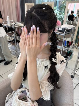 ヘアメイク マリア 福岡天神西通り(hair make MARIA) ツイン編みおろし