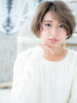 カバーヘア 上尾西口店(COVER HAIR) 斜めバング小顔ハイライト抜け感シャギーボブh4上尾20代30代40代