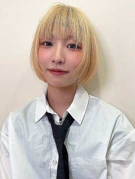 イーストハムヘッドショップ(EAST HAM head shop) ケアブリーチ/ベージュ/ショート/レイヤーカット