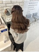 【横浜駅/ヘアセット】ねじりハーフツイン