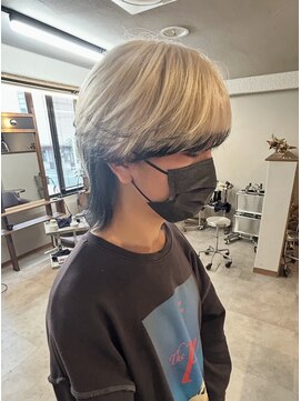 2ブリーチ抜きっぱなし/デザインカラー/juri