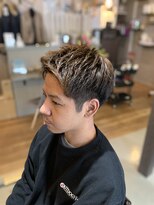 トニコ(toniko)&nbsp;ベリーショート×ブラウンカラー×刈り上げ×ビジネスヘア