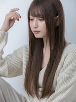 リソラ 池袋(LiSora)&nbsp;ミルクティーブロンド/デジタルパーマ/ダークブルー[池袋]