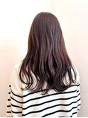 Say.ロングレイヤーダークブラウンイメチェン前髪30代表参道
