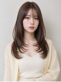 髪質改善ハッシュカット顔周りカットザクザクレイヤーグレージュ