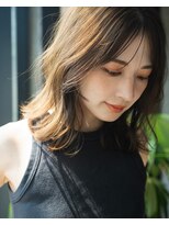 エインアンリー 明治神宮前(AIN.ANLY.)&nbsp;ミディアムパーマゆるめ、ミディアムパーマ、ニュアンスパーマ