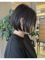 バランス ヘアーアンドアイラッシュ 野田店(balance.)&nbsp;ショートボブ×アッシュブラウン