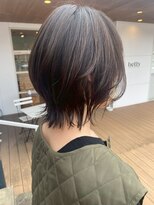カノエ 山口小郡店(canoe) レイヤーカット×ダークグレージュ