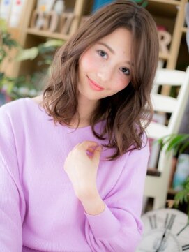 カバーヘア ブリス 川口(COVER HAIR bliss) *bliss川口*センターパート大人かわいいガーリー小顔カールa!