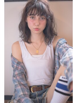 エルクバイコットン(elk by Cotton) 【elk by cotton平塚】デジタルパーマ/ヌーディベージュ