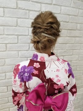 グランシュ 青葉台店(GranCieux) 簡単可愛い浴衣ヘアセット☆