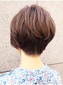 30代40代50代大人かわいい小顔ショート白髪染め