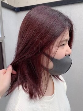 ロンドフルール 大宮東口(Lond fleur) 【カラーリスト　林　飛夕也】大人の魅力！ワインレッド♪