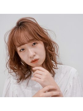 キャピタル(CAPITAL) オレンジ×レイヤーカット