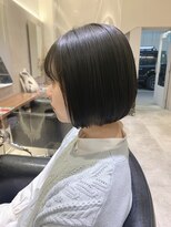 シェル 国分寺(shell)&nbsp;ぱつっとボブ☆シルバーインナーカラー