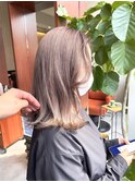 韓国風ラベンダーベージュ