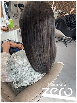 ヘアメイクゼロ 坂戸駅前店(hairmake zero) コバルトブルー アッシュカラー ニュアンスカラー 20代30代40代