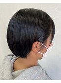 ショートからボブに伸ばし中のお客様