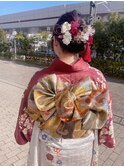 成人式ヘアセット